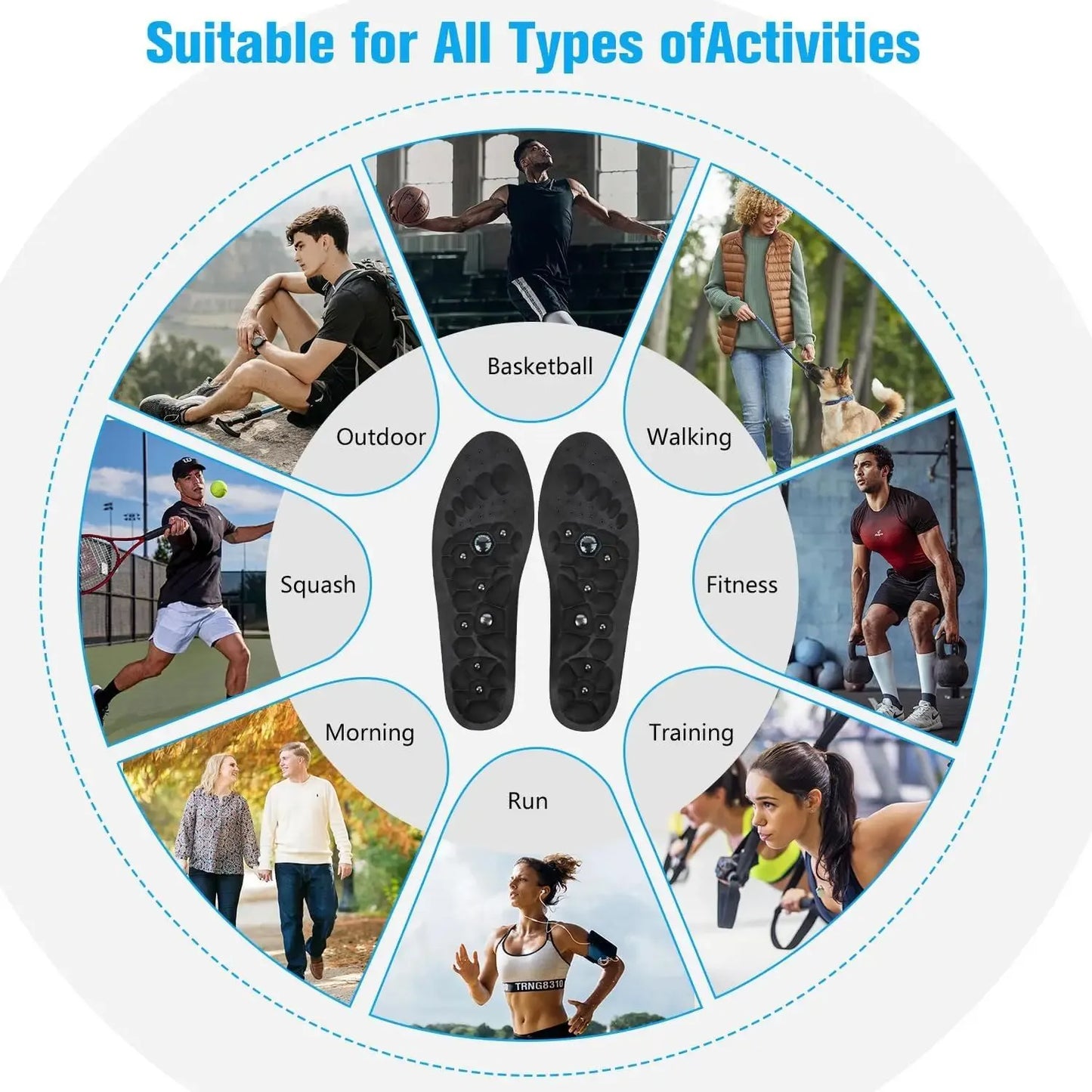 Magnetic Therapy Massage Insoles