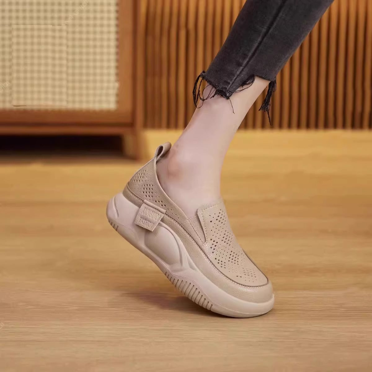 Super soft thick sole breathable loafers