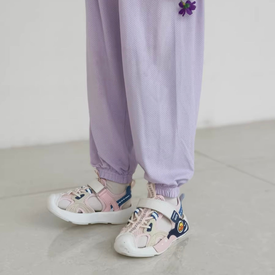 ™Walnut Duck-Pink Two-Tone Closed-Toe Reinforced Sandals