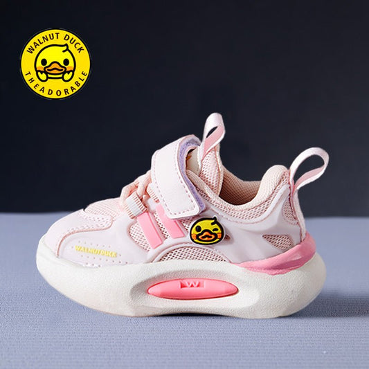 ™Walnut Duck - Breathable Leather Walking Baby&Toddler Sneakers - Walnut Duck