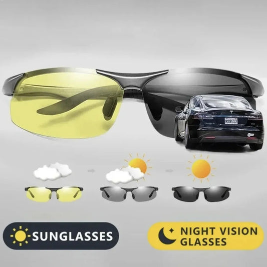 Day & Night Photochromic Polarized Sunglasses