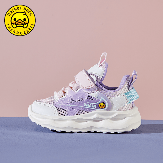 ™Walnut Duck - Breathable Mesh Sneakers with Thick Cushioned Sole - Walnut Duck