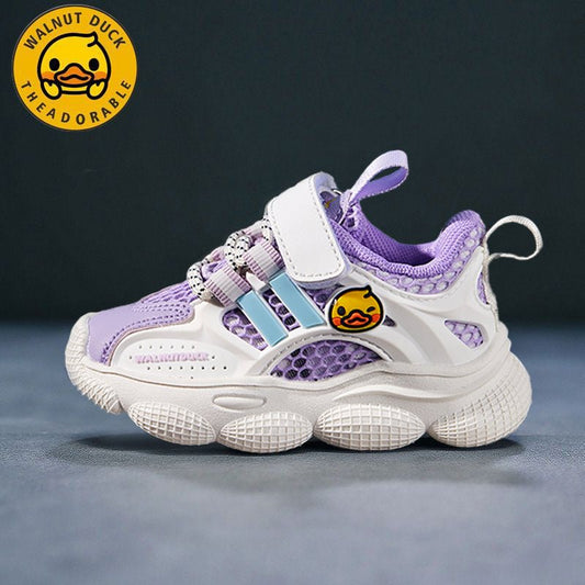 ™Walnut Duck - Breathable Wide Mesh Supportive Sole Babay&Toddler Shoes - Walnut Duck